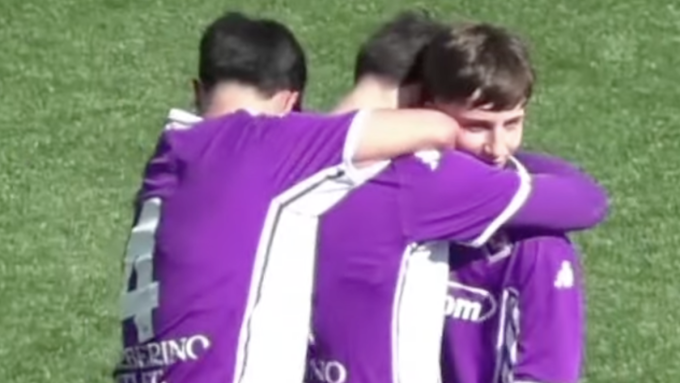 Fiorentina U15 esultanza